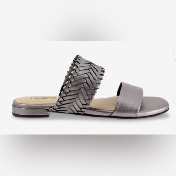 Trotters Nalane Sandal women’s size 8.5 in Pewter - Picture 5 of 7